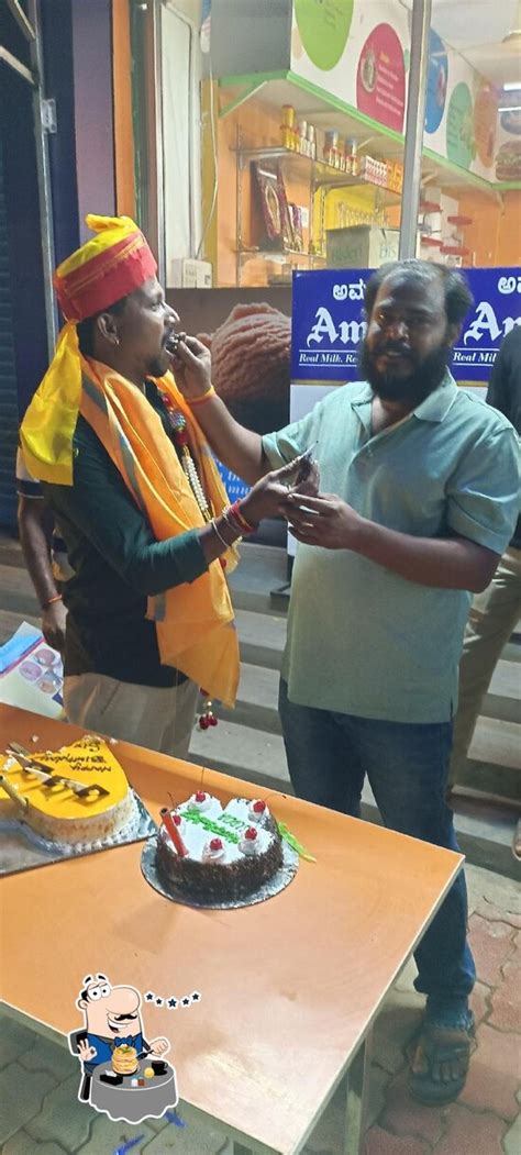 Menu at spoorthi cafe Amul ice cream parlour, Malur