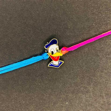 Mahi Meena Work Enameled Cartoon Rakshabandhan Rakhi for Chota Bhai, K ...