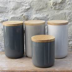 Ceramic Kitchen Storage Jars by Ceramic Storage Jars With Wooden Lids By Horsfall Wright Ceramic Kitchen Storage Jars