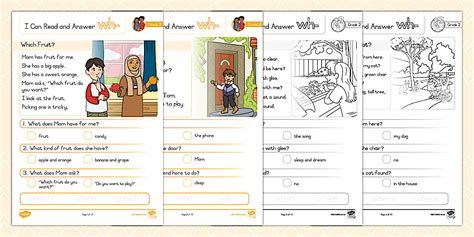 Grade 2 Term 1 Phonics Reading Comprehension wh- (CAPS Aligned)