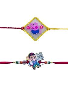Buy MB STAR Modern Rakhi for Kids with Roli Chawal | Rakhee for Younger ...