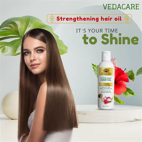 Vedacare Strengthening Hair Oil With Coconut Oil, Hibiscus and Onion