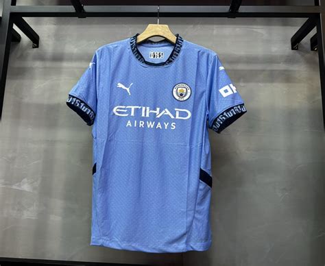 Manchester City Home Jersey 2024/25 Manchester City Shirt COMPARISON