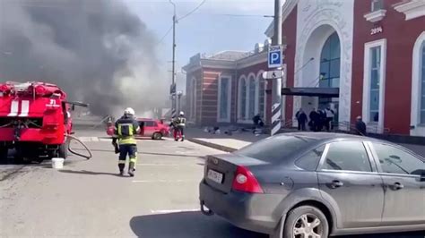 Ukraine: 50 killed, around 80 wounded as Russian rockets hit railway ...
