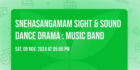 Snehasangamam sight & sound dance drama : music band , Bishop Ryan ...