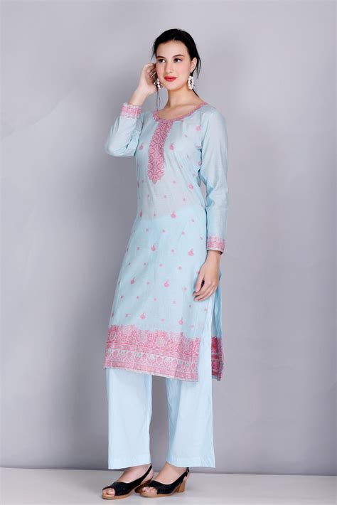 Kidar's Unstitched Cotton Silk Suit In Sky Blue– Kidar Textile Mills