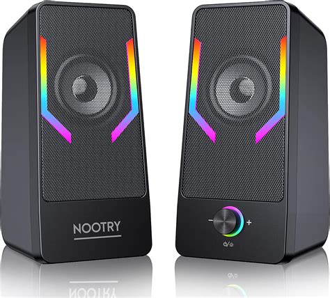 NOOTRY Bluetooth Computer Speakers, RGB Gaming Desktop India | Ubuy