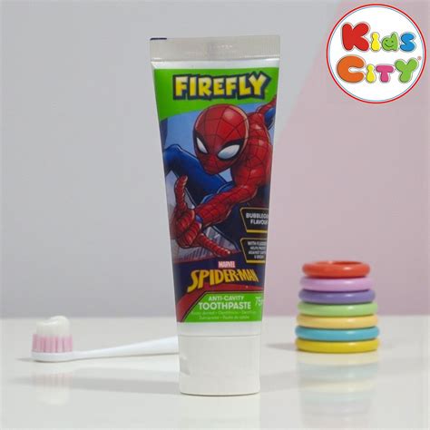 FireFly Spiderman Anti-Cavity Bubblegum Toothpaste (2-6Y) - 75ml ...
