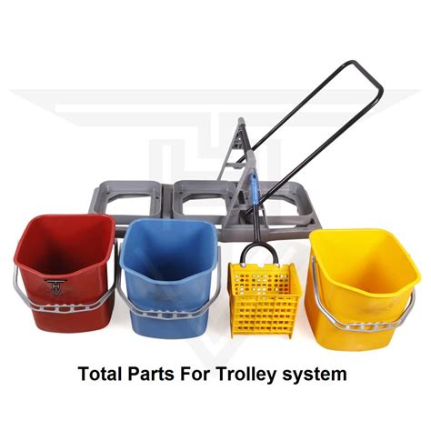 Buy TARGET HYGIENE Three Bucket MOP Wringer Trolley | 3 Bucket Wringer ...