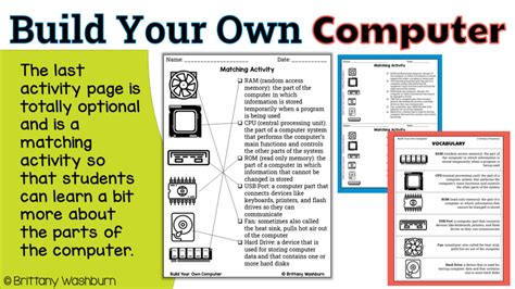 Build Your Own Computer Worksheet 的图像结果