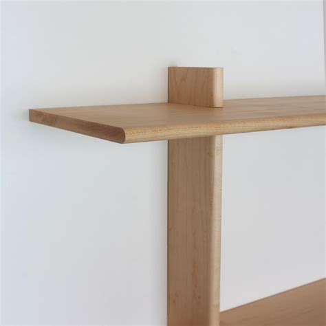 Large Wall Hanging Shelving Unit in Solid Maple by Elliott Marks For ...