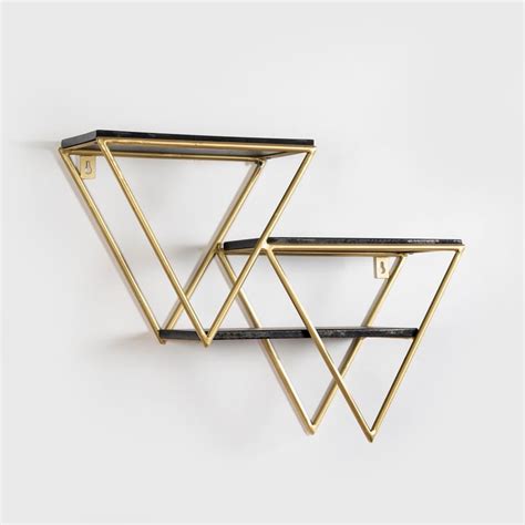 Buy VEDAS Metal Vani Triangular Wall Shelf from Vedas at just INR 6799.0