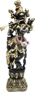 BRASS BLESSING Hindu Lord Krishna - Poly Resin - Kanaiya (1825 ...