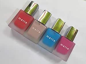 Buy Matte Nail Paints Set of 4 + Nail Paint Cleansing Tissue Online at ...