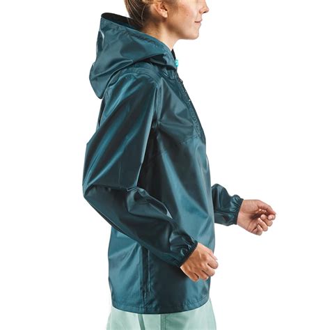 Buy Decathlon Raincut NH100, Waterproof Zip Hiking Rain Jacket, Women's ...