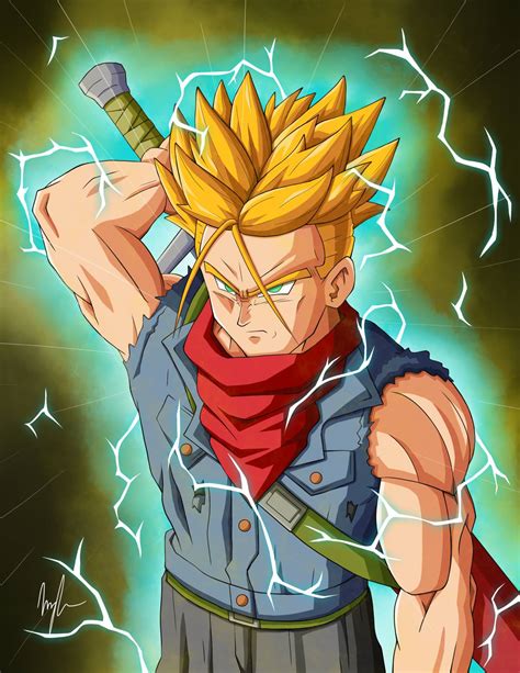 Super Saiyan Trunks by sleepymike91 on DeviantArt