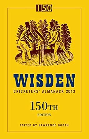 Buy Wisden Cricketers' Almanack 2013 Book Online at Low Prices in India ...