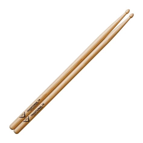 Vater VHT7AW Traditional 7A Wooden Tip Drum Sticks : Amazon.in: Musical ...