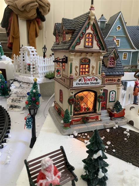 Christmas Village Houses Display