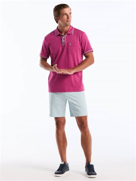 Original Penguin Cotton Modal Blend Chino Shorts, Teal