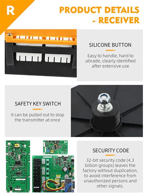 Buy NEWTRY Wireless Crane Remote Control 12 Buttons 12V Industrial ...