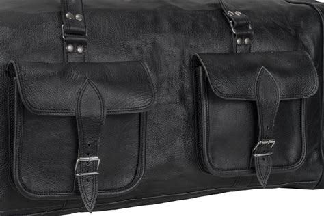 Oversized Leather Weekender Duffel | Leather Duffle Bag | Handcrafted ...