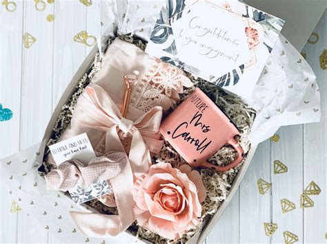 engagement gift box for best friend