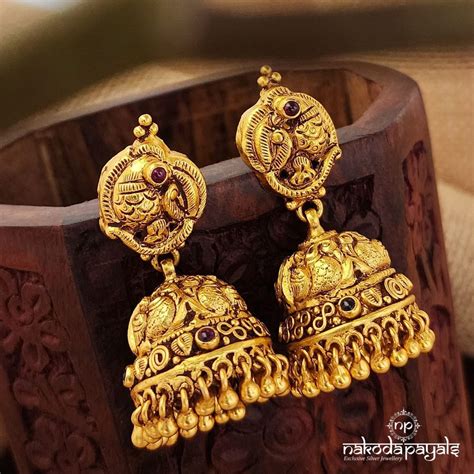 Silver Gold Plated Earrings – Page 12 – Nakoda Payals