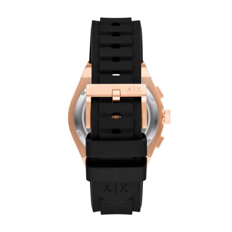 Armani Exchange Sync Quartz Black Dial Chronograph Analog Men's Watch ...