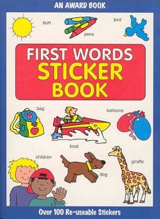 First Words Sticker Book: No. 1 (First Words Sticker Books) : Amazon.in ...