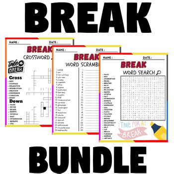 Image result for Word Break Worksheet