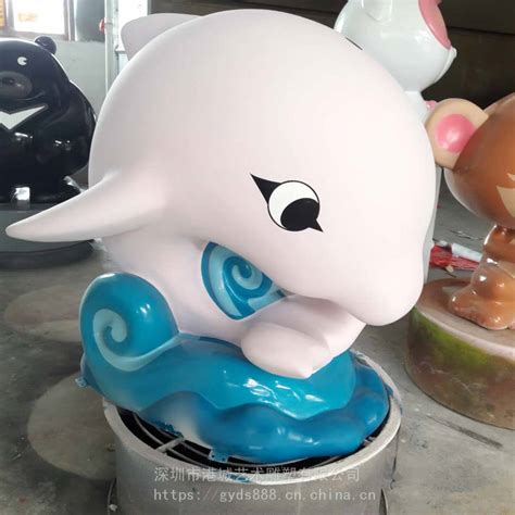 海豚 (3)玻璃钢雕塑_曲阳县华雄园林雕塑有限公司