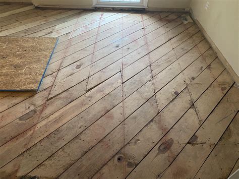 Stained Osb Floor