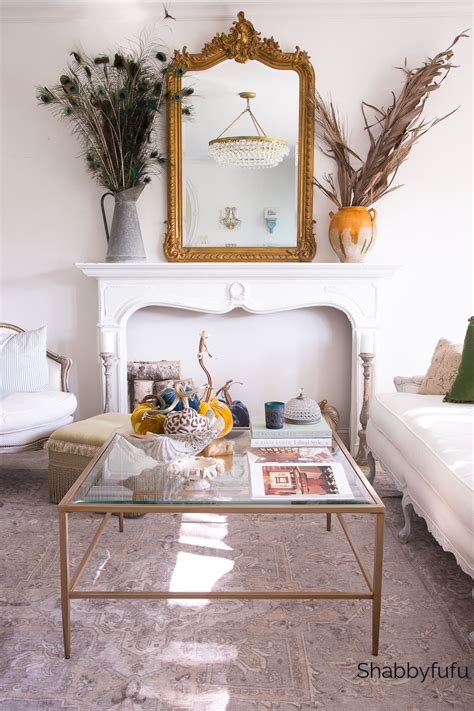 French Style Living Room Fall Tour: Elegance Meets Autumn - shabbyfufu.com