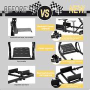 Buy Marada Racing Simulator Cockpit Stand with Game Seat Fit for ...