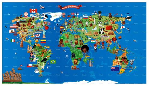 Mapa Cartoon 的图像结果