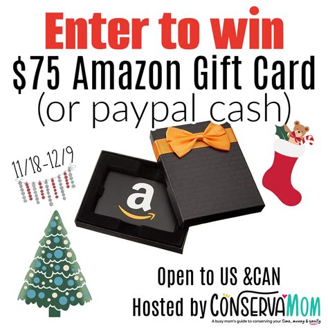 $75 Amazon or PayPal Giveaway - Mom Does Reviews