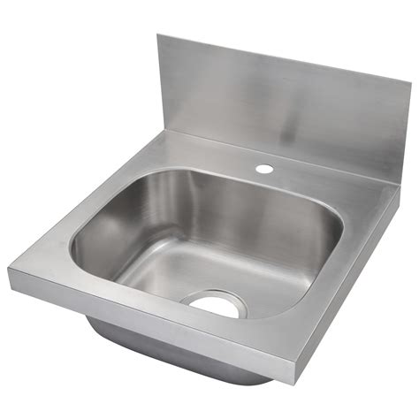 Wall Mounted Stainless Steel Commercial Hand Sink with Backsplash ...
