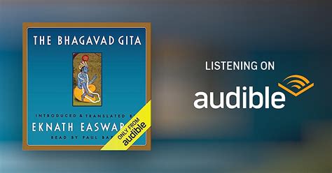 The Bhagavad Gita by Eknath Easwaran - Audiobook - Audible.in