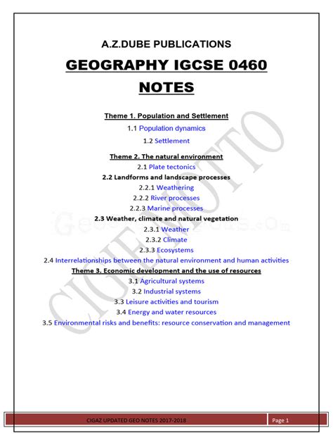 Form Three Geography Notes 的图像结果