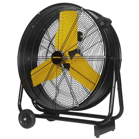 Snapklik.com : 24 Inch Industrial Drum Fan, 8800 CFM Heavy Duty Floor ...