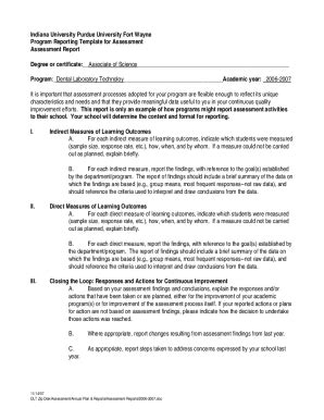 Fillable Online Program Reporting Template Fax Email Print - pdfFiller
