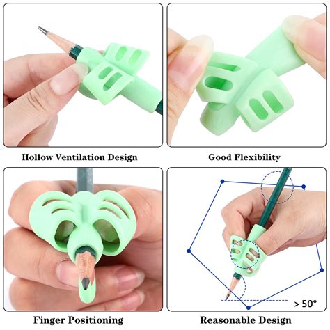 16 Pack Pencil Grips for Kids Handwriting, Pencil Holder for Kids ...