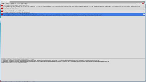 Image result for Why Gradle Build Failed in Unity