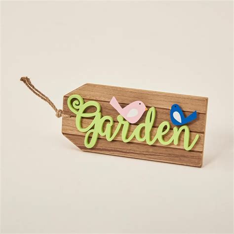 Buy Corsica Garden Wooden Plaque from Corsica by Home Centre at just ...