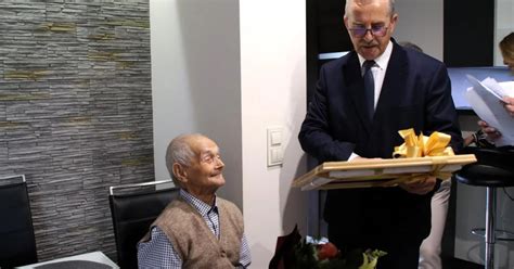 Słopnice: Pan Andrzej Ślazyk świętuje 100. urodziny - Limanowa.in