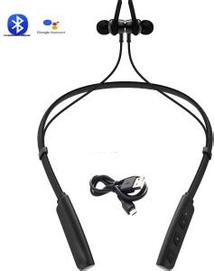 Techobucks New Wireless Neckband with Upto 40 Hours of Playtime, Dual ...