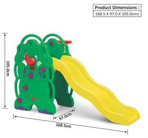 Ok Play Elephant Slide Foldable Slide for Kids Easily assembled and ...