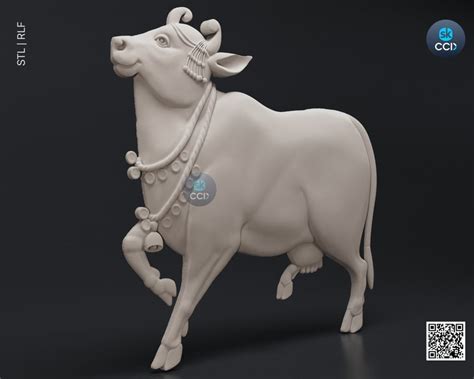 Buy Cow STL 3D Model, Wood Carvign Model, CNC Router Carving Artcam ...