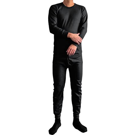 Ventana Mens 2pc 100% Cotton Thermal Underwear Set Long Johns - Walmart.com